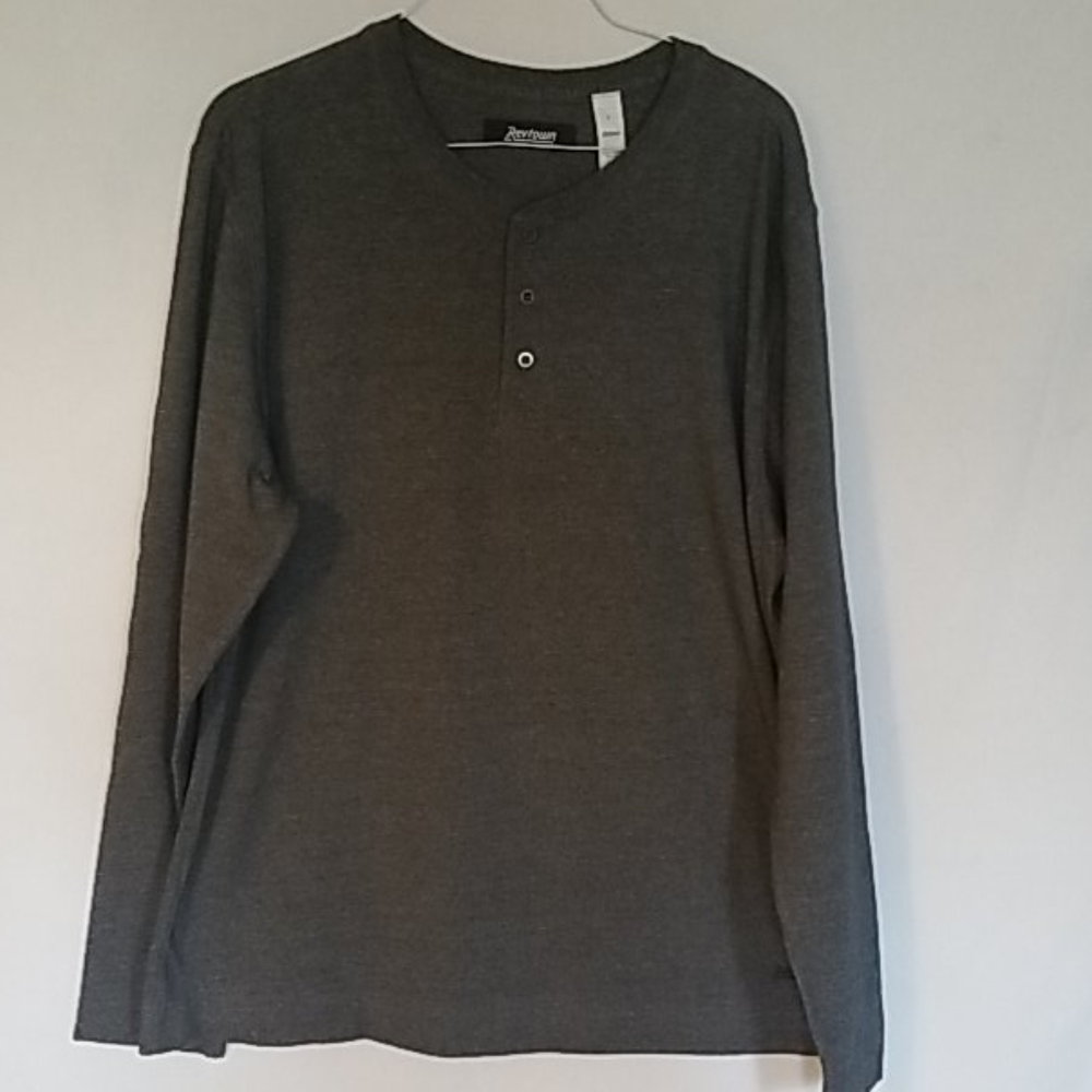 Revtown Henley style long shirt NWT